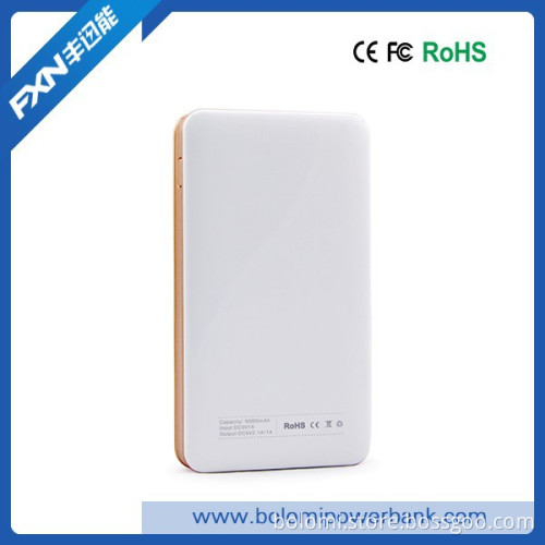 High quality 7000mah 10000mah portable thin power bank with LED screen, Current and Voltage show for mobile phone